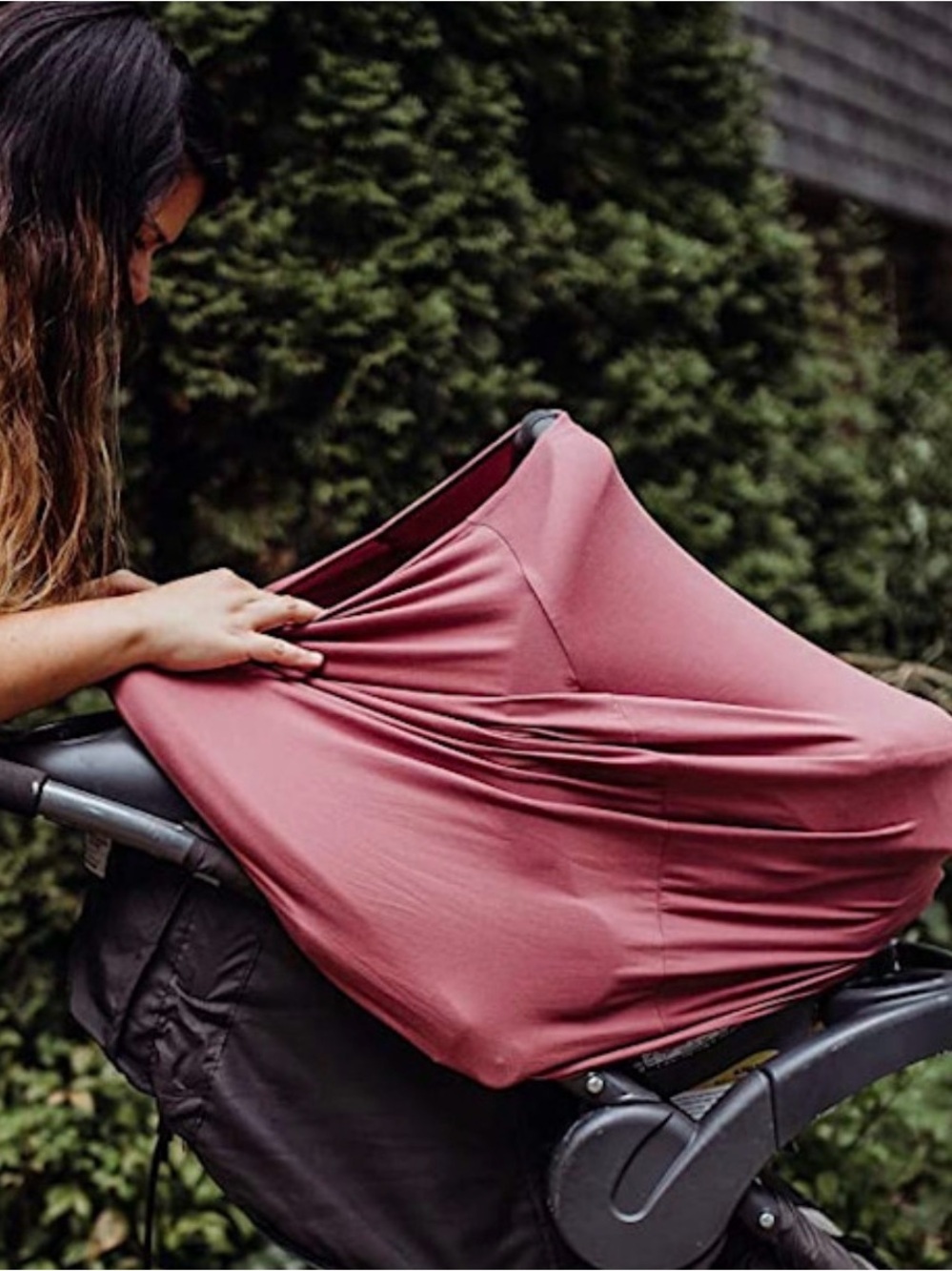 Simka Rose Multi-use car seat and nursing cover